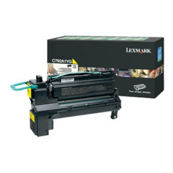 Lexmark Toner-Kartusche Prebate gelb (C792A1YG)