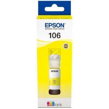 Epson Tintennachfülltank gelb (C13T00R440, 106)