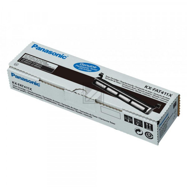 Panasonic Toner-Kit Entwickler schwarz (KX-FAT411X)