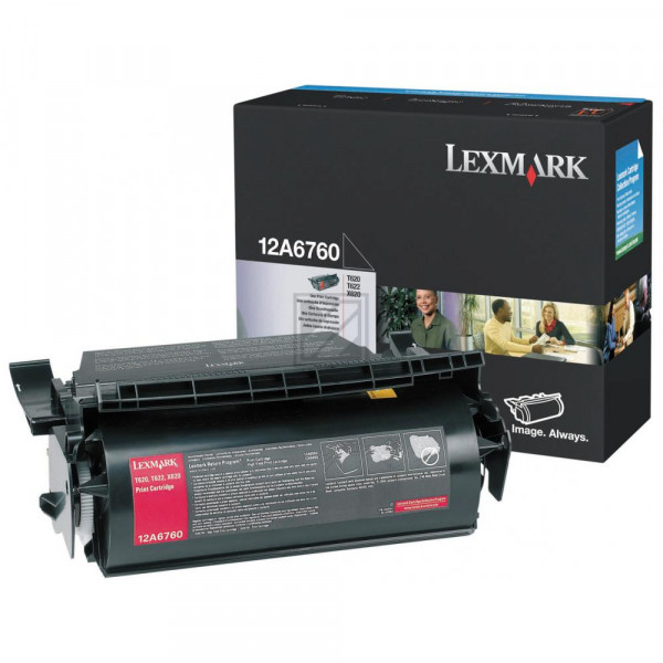 Lexmark Toner-Kartusche schwarz (12A6760)