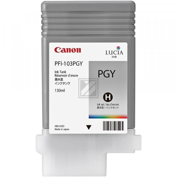 Canon Tintenpatrone Photo-Tinte grau (2214B001 2214B001AA, PFI-103PGY)