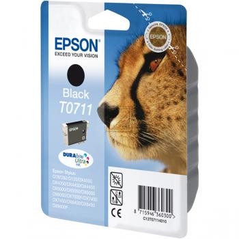 Epson Tintenpatrone schwarz (C13T07114012, T0711)