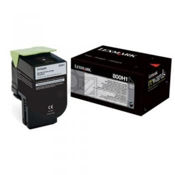 Lexmark Toner-Kit schwarz HC plus (80C0H10, 800H1)