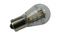 BA15S LED-Miniglobe AC/DC 140 Lumen 300° warmweiss 1,6W dimmbar Green-Power-LED