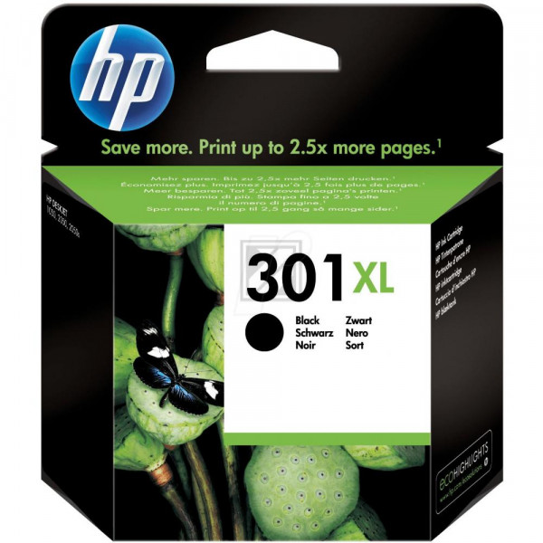 HP Tintendruckkopf schwarz HC (CH563EE, 301XL)