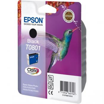 Epson Tintenpatrone schwarz (C13T08014021, T0801)