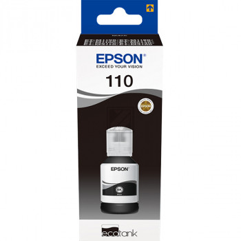 Epson Tintenflasche schwarz HC (C13T03P14A, 110)