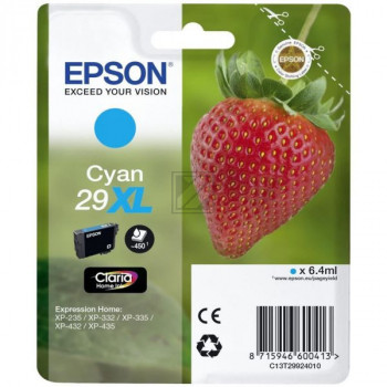 Epson Tintenpatrone cyan HC (C13T29924022, T2992)