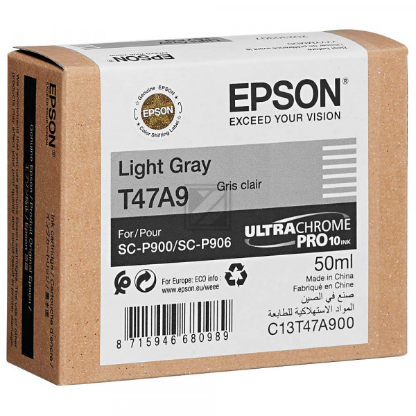 Epson Tintenpatrone grau light (C13T47A900, T47A9)