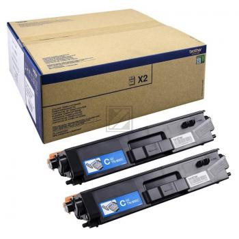 Brother Toner-Kit 2 x cyan 2-Pack (TN-900CTWIN)