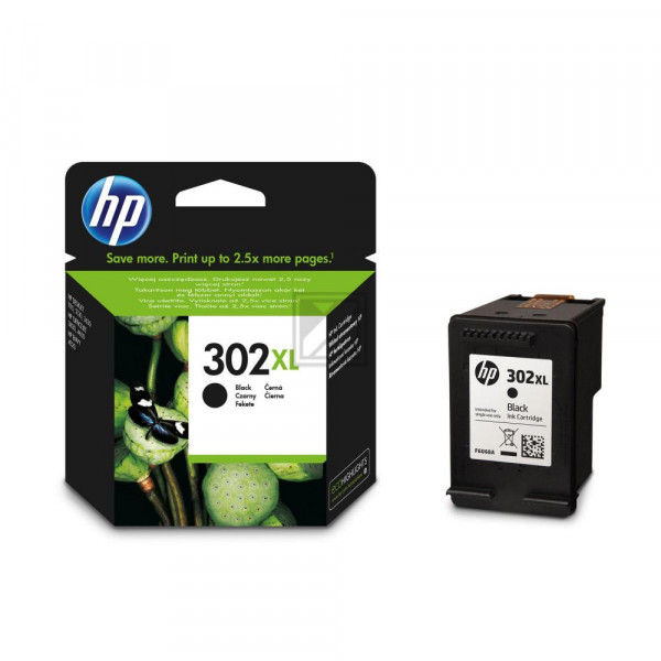 HP Tintendruckkopf Blister schwarz HC (F6U68AE#301, 302XL)