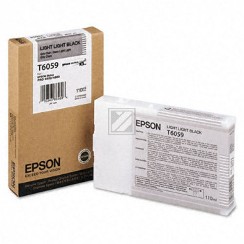 Epson Tintenpatrone Ultra Chrome K3 schwarz light, light (C13T602900, T6029)