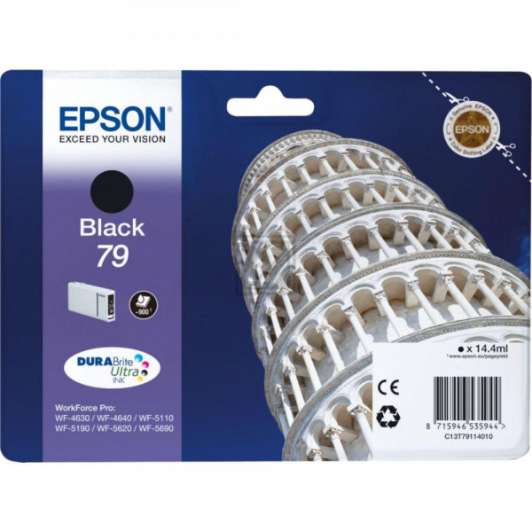 Epson Tintenpatrone schwarz (C13T79114010, T7911)