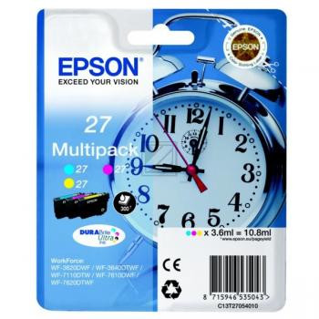 Epson Tintenpatrone gelb cyan magenta (C13T27054012, T2705)