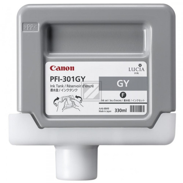 Canon Tintenpatrone grau (1495B001 1495B001AA, PFI-301GY)