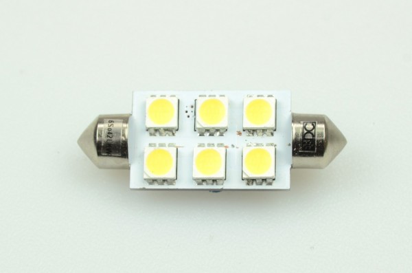 S8x42 LED-Soffitte AC/DC 110 Lumen 125° kaltweiss 1W dimmbar Green-Power-LED
