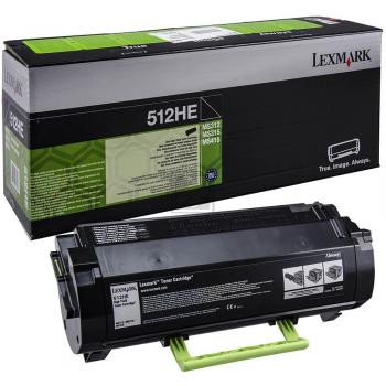 Lexmark Toner-Kit Corporate schwarz HC (51F2H0E, 512HE)