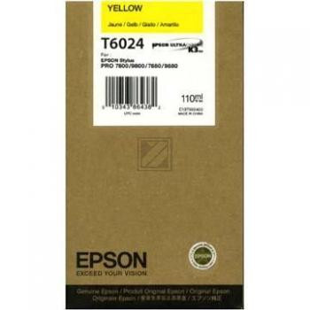 Epson Tintenpatrone Ultra Chrome K3 gelb (C13T602400, T6024)