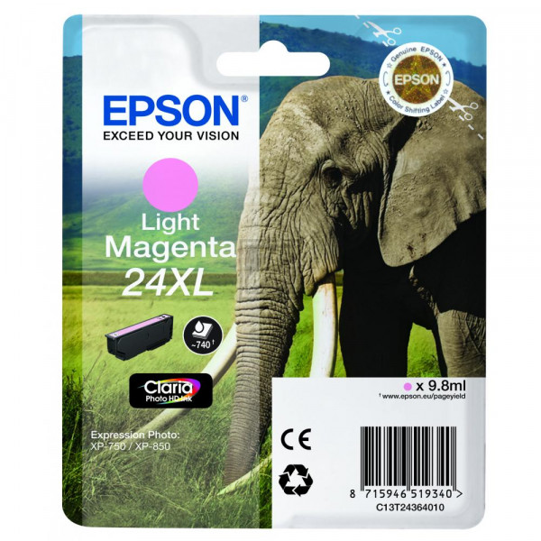 Epson Tintenpatrone magenta light HC (C13T24364022, T2436)