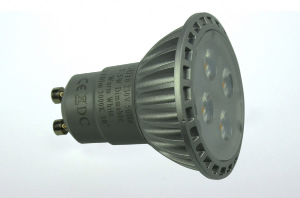 GU10 LED-Spot PAR16 AC 350 Lumen 30° warmweiss 5 W dimmbar Green-Power-LED