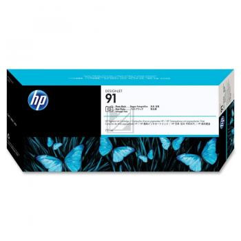 HP Tintenpatrone schwarz photo schwarz (C9465A, 91)