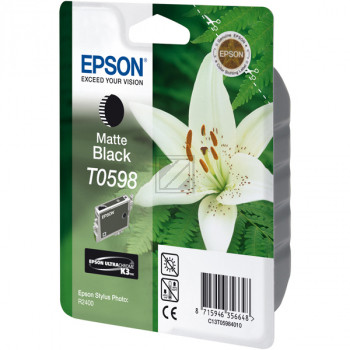 Epson Tintenpatrone schwarz matt (C13T05984020, T0598)