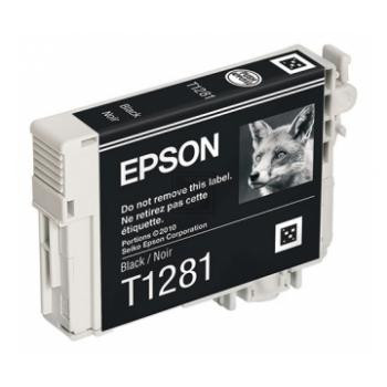 Epson Tintenpatrone schwarz (C13T12814012, T1281)