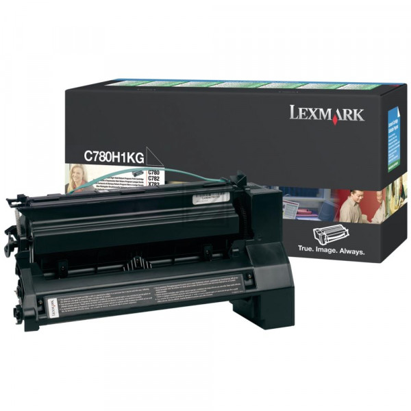 Lexmark Toner-Kartusche Prebate schwarz (C780A1KG)