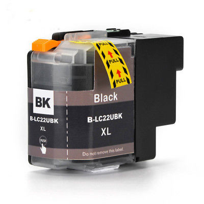 Tintenpatrone Black (Schwarz) Brother LC-22EBK kompatibel 58 Ml.