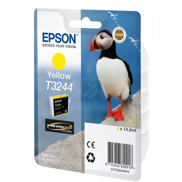 Epson Tintenpatrone gelb (C13T32444010, T3244)