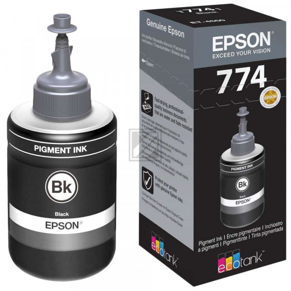 Epson Tintennachfülltank schwarz (C13T774140, T7741)