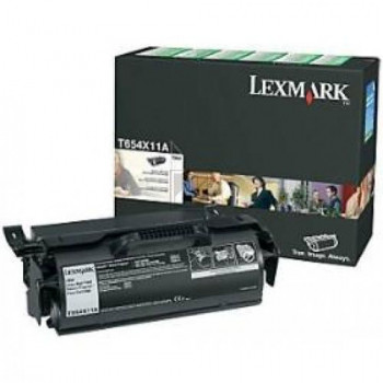 Lexmark Toner-Kartusche Prebate schwarz HC plus (T654X11E)