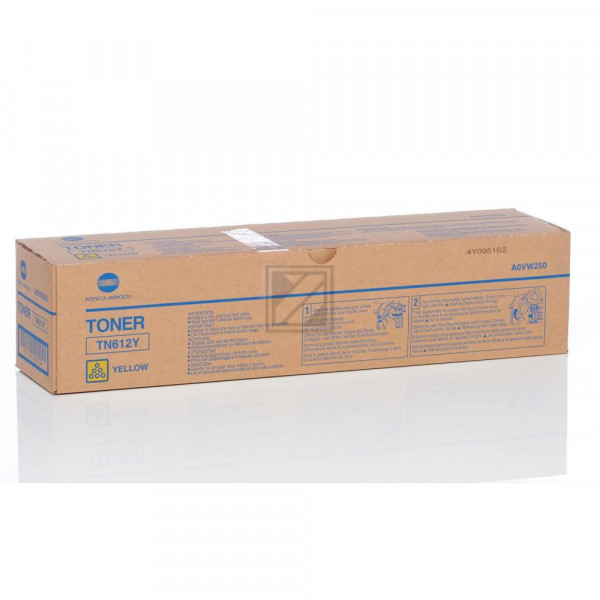 Konica Minolta Toner-Kit gelb (A0VW250, TN-612Y)