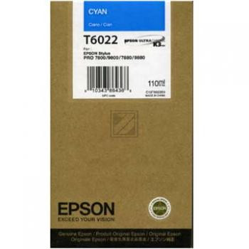 Epson Tintenpatrone Ultra Chrome K3 cyan (C13T602200, T6022)