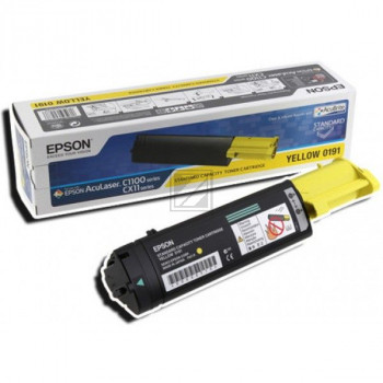 Epson Toner-Kartusche gelb HC (C13S050187, 0187)