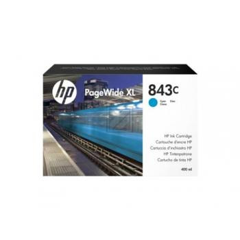 HP Tintenpatrone cyan (C1Q66A, 843C)