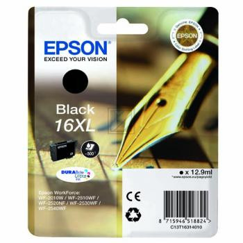 Epson Tintenpatrone schwarz HC (C13T16314012, T1631)