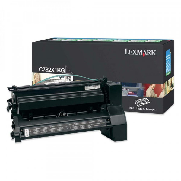 Lexmark Toner-Kartusche Prebate schwarz HC plus (C782X1KG)