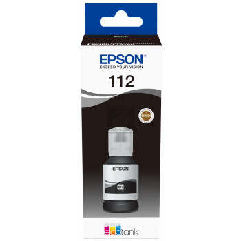 Epson Tintenflasche schwarz (C13T06C14A, 112)