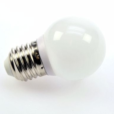 E27 LED-Globe LB45 AC 38 Lumen 125° warmweiss 0,8W matt Green-Power-LED