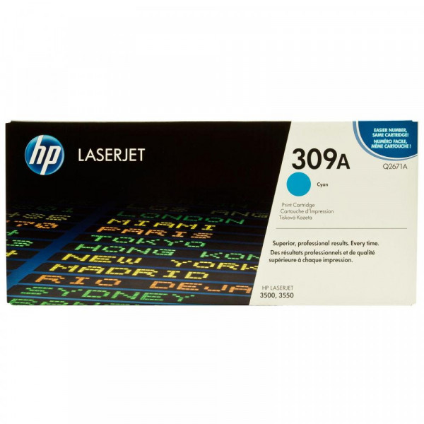 HP Toner-Kartusche cyan (Q2671A, 309A)