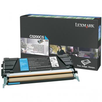 Lexmark Toner-Kartusche Prebate cyan (C5200CS)