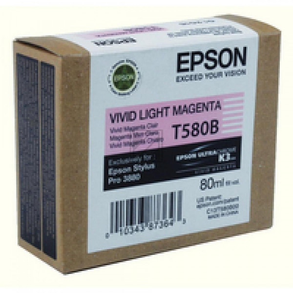 Epson Tintenpatrone Ultra Chrome K3 magenta light (C13T580B00, T580B)