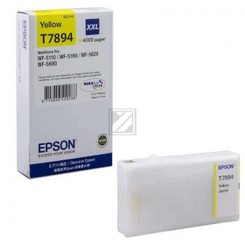 Epson Tintenpatrone gelb HC plus (C13T78944010, T7894)