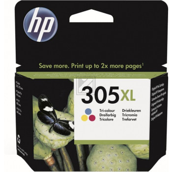 HP Tintenpatrone cyan/gelb/magenta HC (3YM63AE#UUS, 305XL)