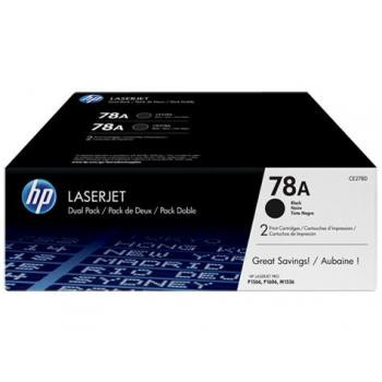 HP Toner-Kartusche 2 x schwarz 2-Pack (CE278AD, 78AD)