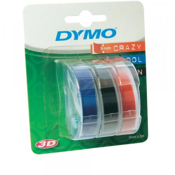 Dymo Prägeband blau schwarz rot (S0847750)