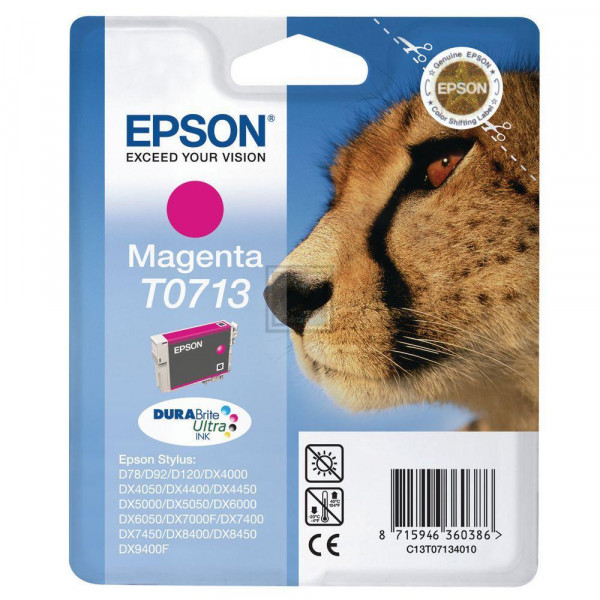 Epson Tintenpatrone magenta HC (C13T07134011, T0713)