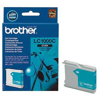 Brother Tintenpatrone cyan (LC-1000CBPDR)