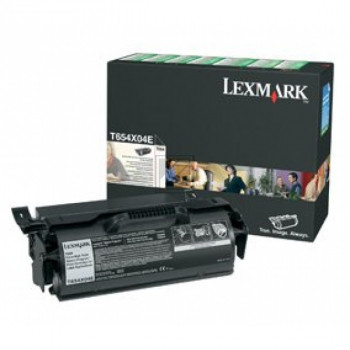 Lexmark Toner-Kartusche Labels Prebate schwarz HC plus (T654X80G)